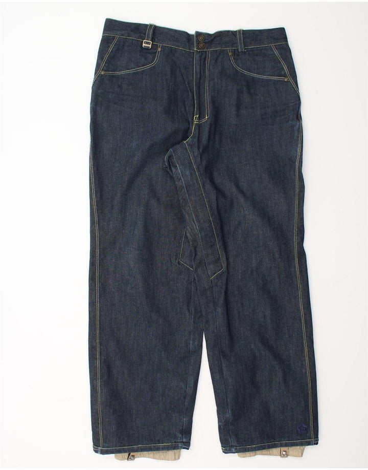 Sessions Limited Edition muške ravne traperice Large W38 L33 tamnoplave