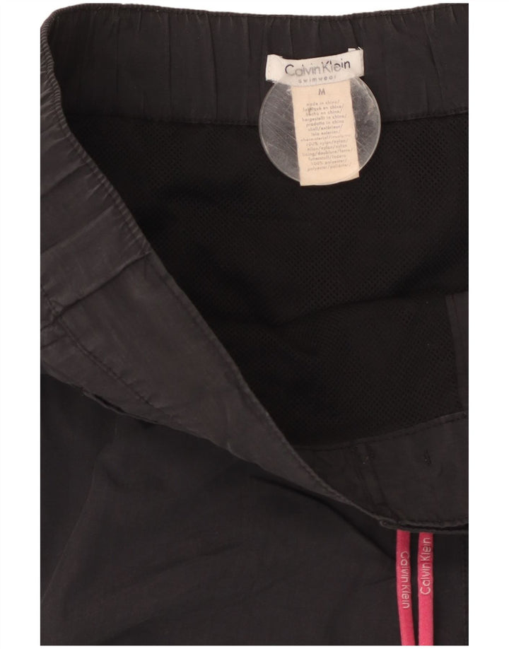 Calvin Klein muške kratke hlače za kupanje s grafičkim motivima, srednji crni najlon