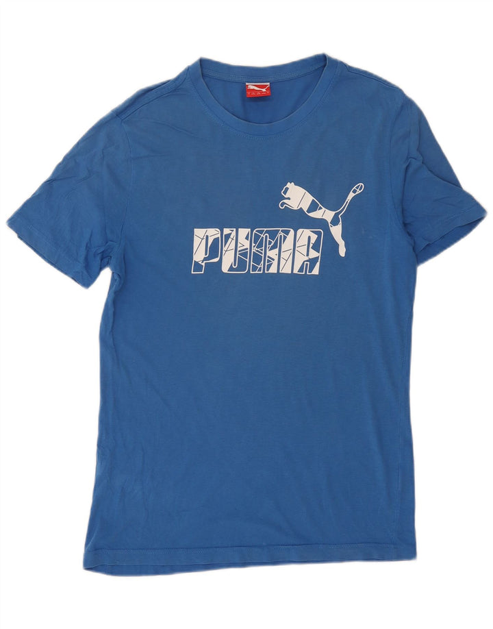 Puma plava muška majica s grafičkim motivima