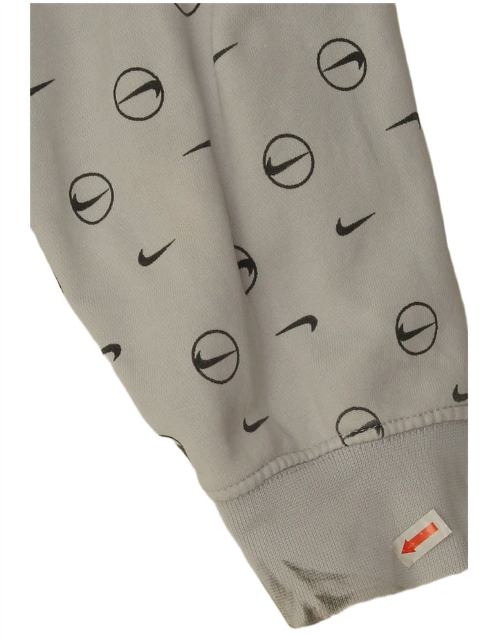 Nike ženska prekomjerna majica s motivom UK 10, mala siva