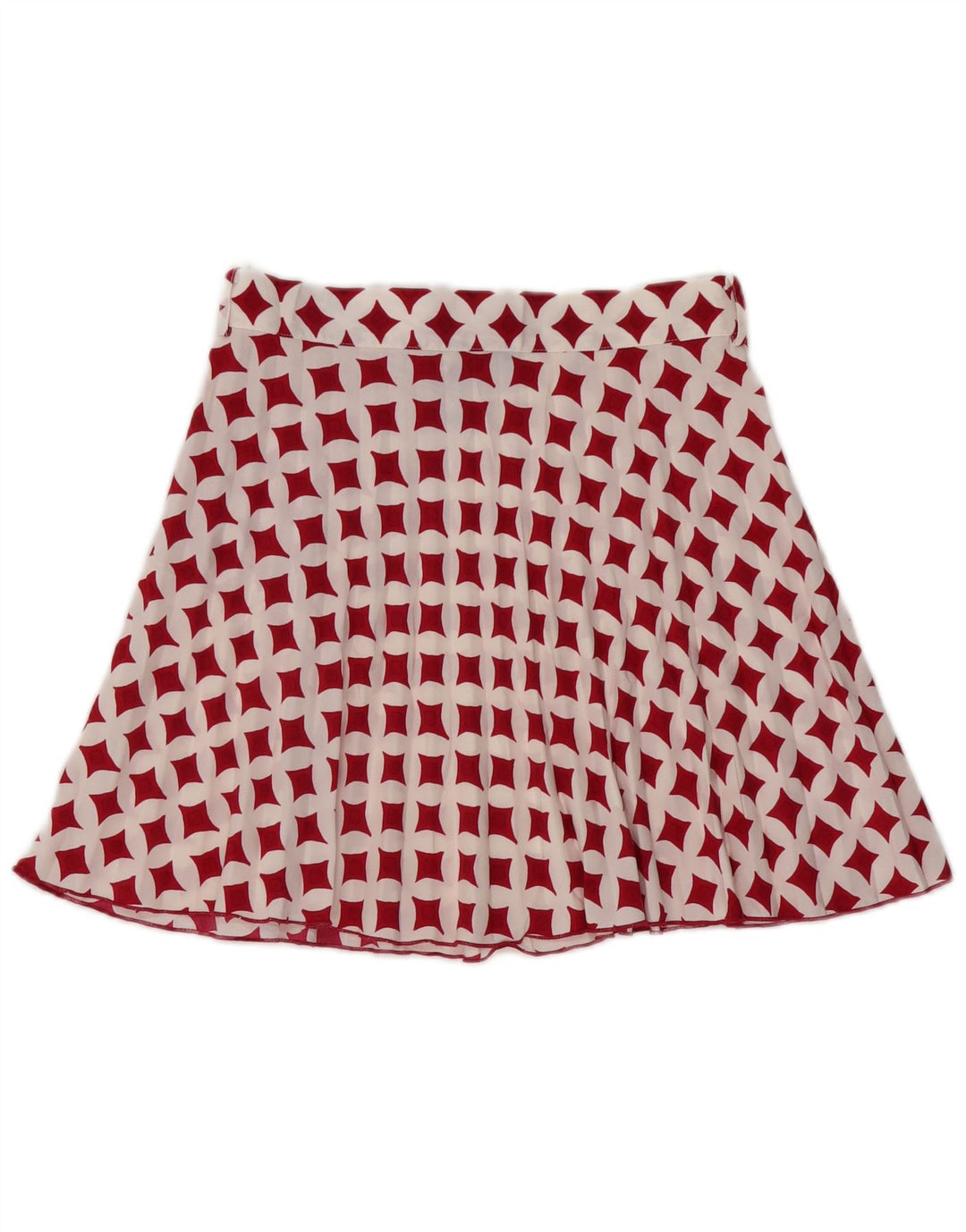 Zara ženska mini suknja srednje veličine W28 bijela geometrijska