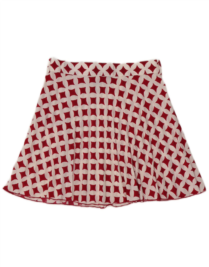 Zara ženska mini suknja srednje veličine W28 bijela geometrijska