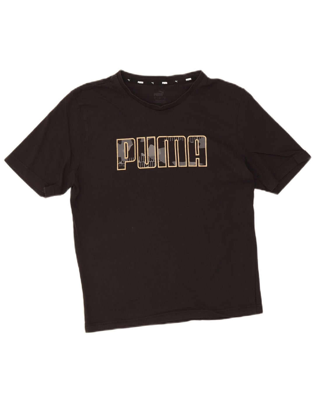 Puma ženska majica kratkih rukava s grafičkim motivima UK 14 srednje crna