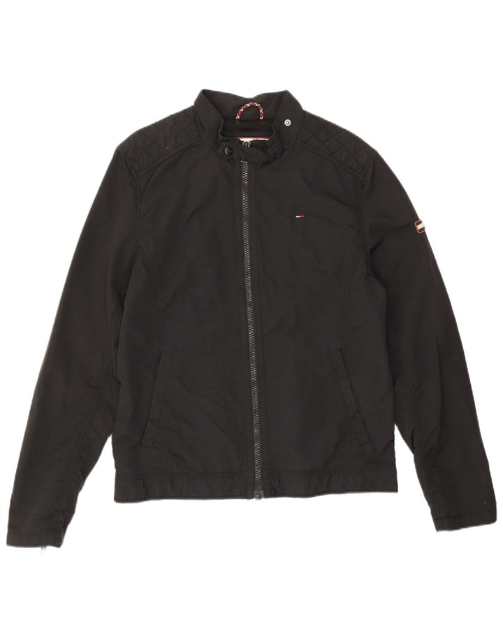 Tommy Hilfiger muška bomber jakna UK 38 srednji crni poliamid
