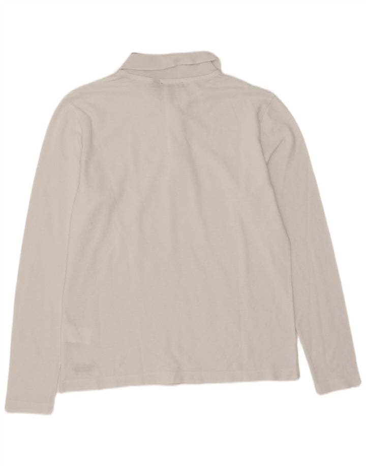 Calvin Klein muška polo majica dugih rukava Srednje bijeli pamuk