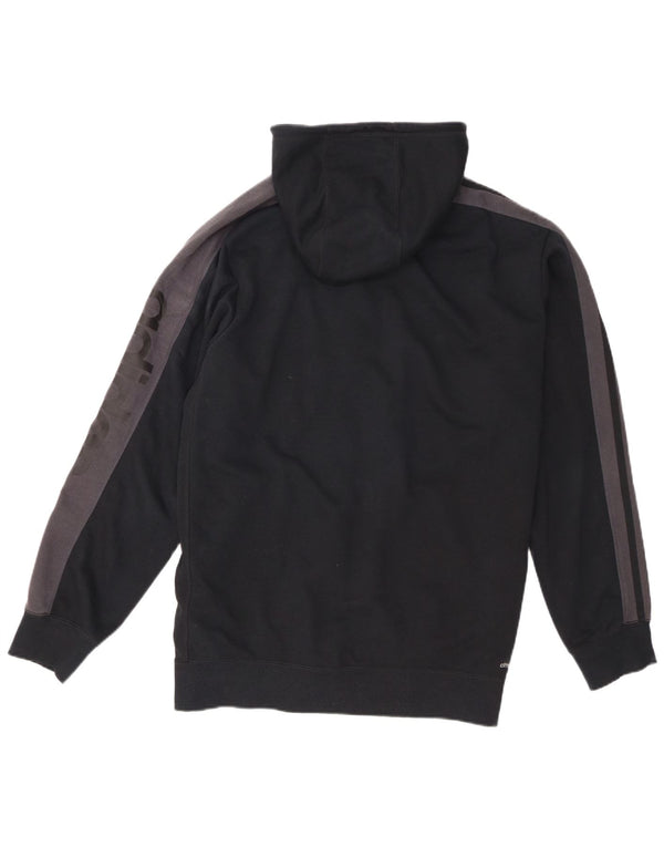 Adidas muški džemper s kapuljačom Climalite Graphic Zip XL crne boje