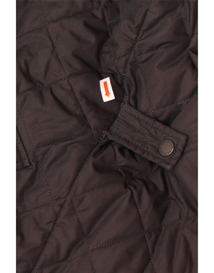 BARBOUR muška prošivena jakna UK 36 mala crna poliester