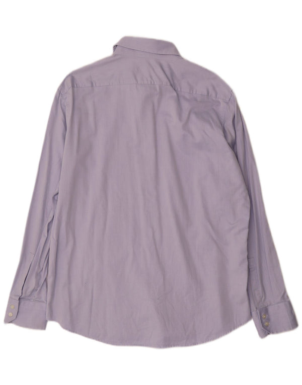 Hugo Boss muška košulja standardnog kroja veličina 44 17 1/2 XL plavi pamuk