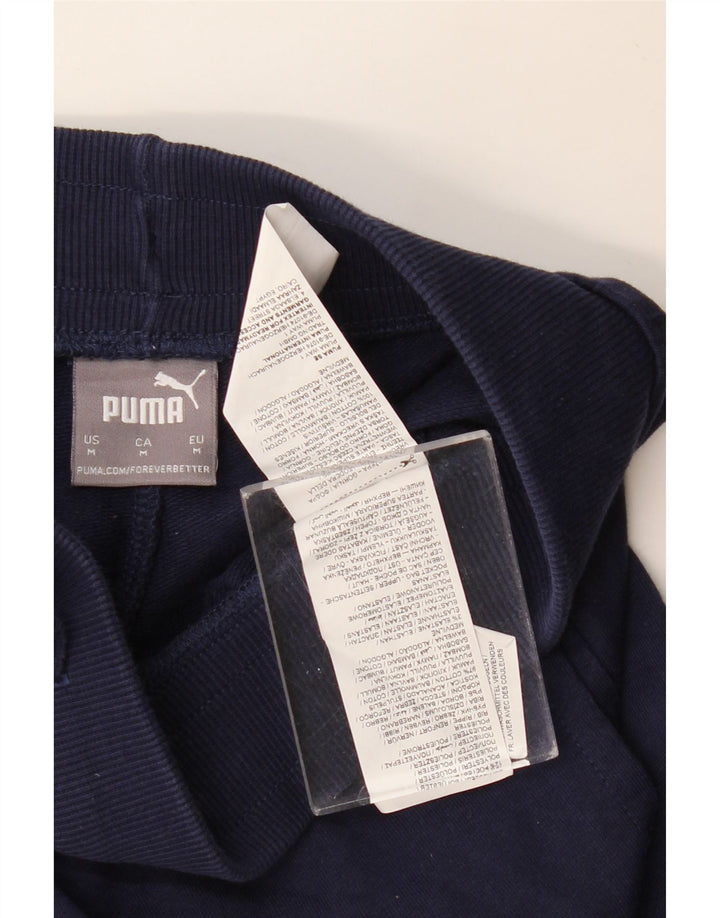 PUMA muške kratke sportske hlače srednje tamnoplave boje s grafičkim motivima