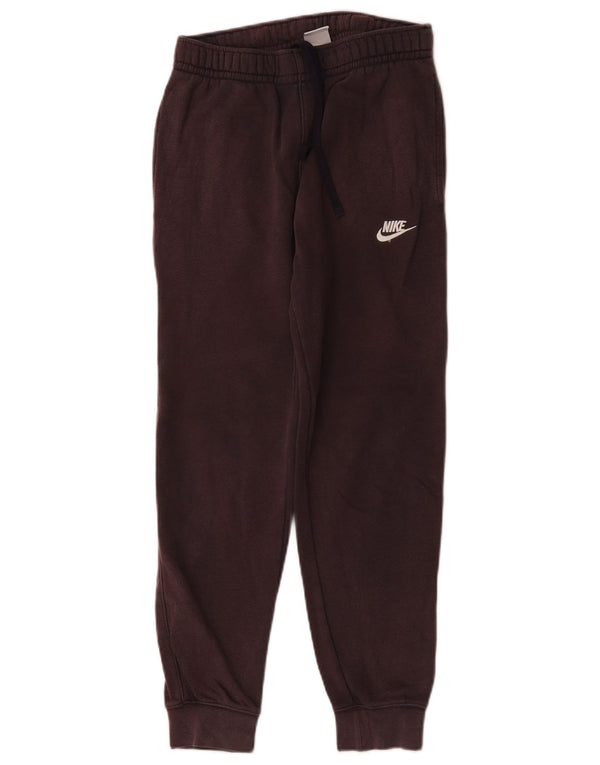 Nike Ženska trenirka Hlače Joggers UK 10 Small Maroon Cotton Sports