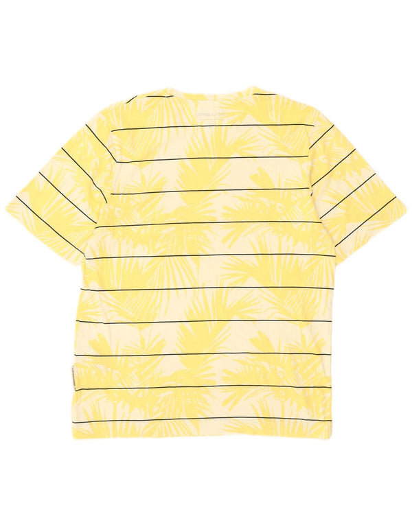 Jack & Jones Muška majica kratkih rukava Mala havajska majica na žute pruge