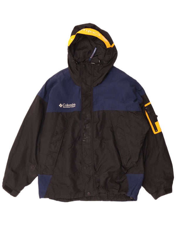 Columbia Muška kišna jakna s kapuljačom Graphic UK 40 Large Black Colourblock