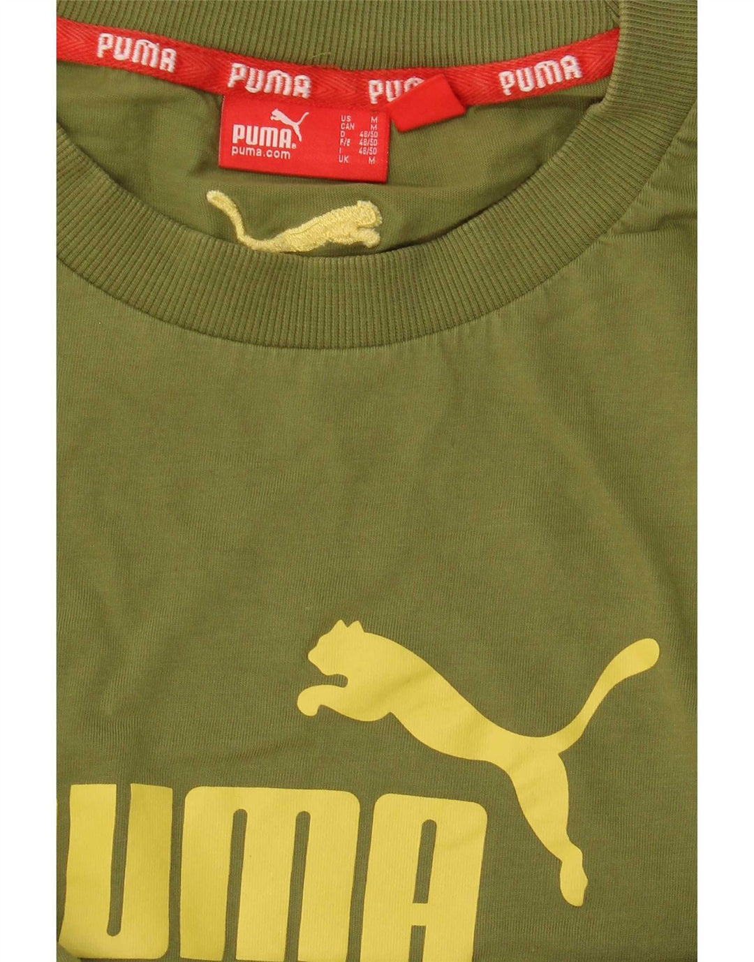 Puma muška majica s grafičkim motivima, srednje zelena