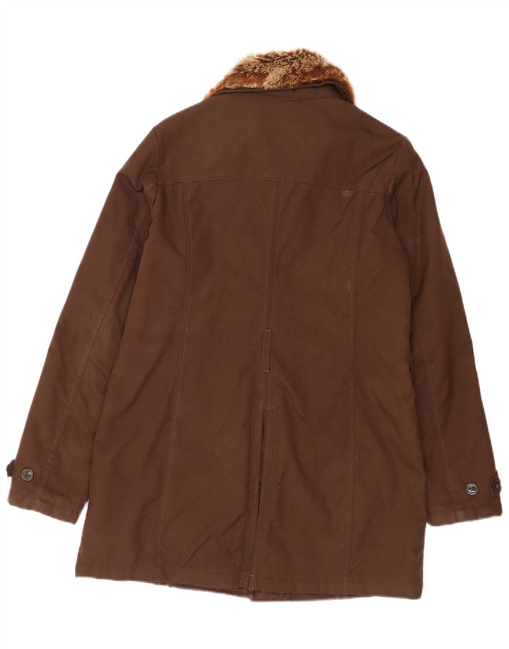 Woolrich ženska podstavljena jakna UK 14 srednje smeđi najlon