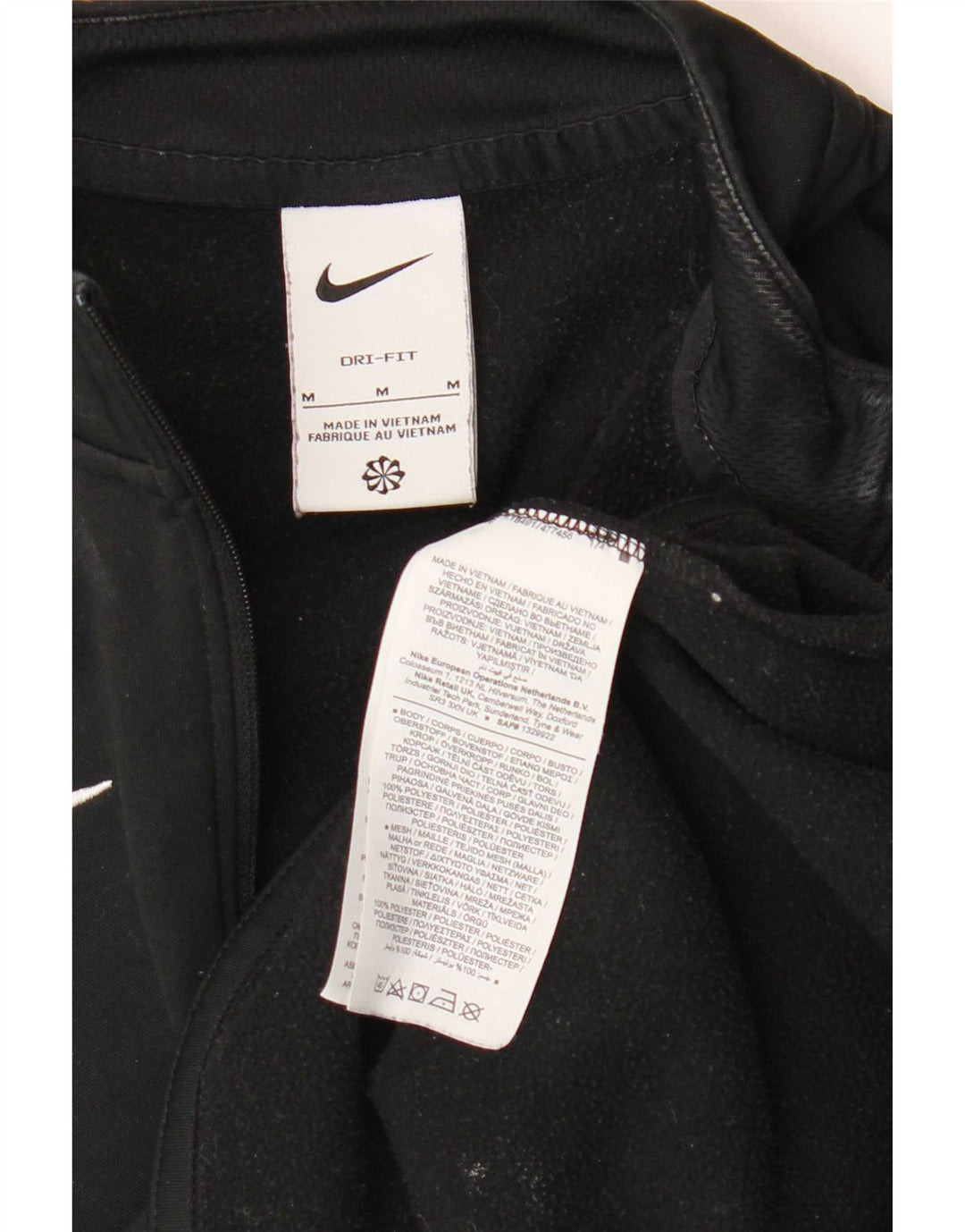 Nike Ženski Dri Fit Sweatshirt Jumper UK 14 srednje crne boje
