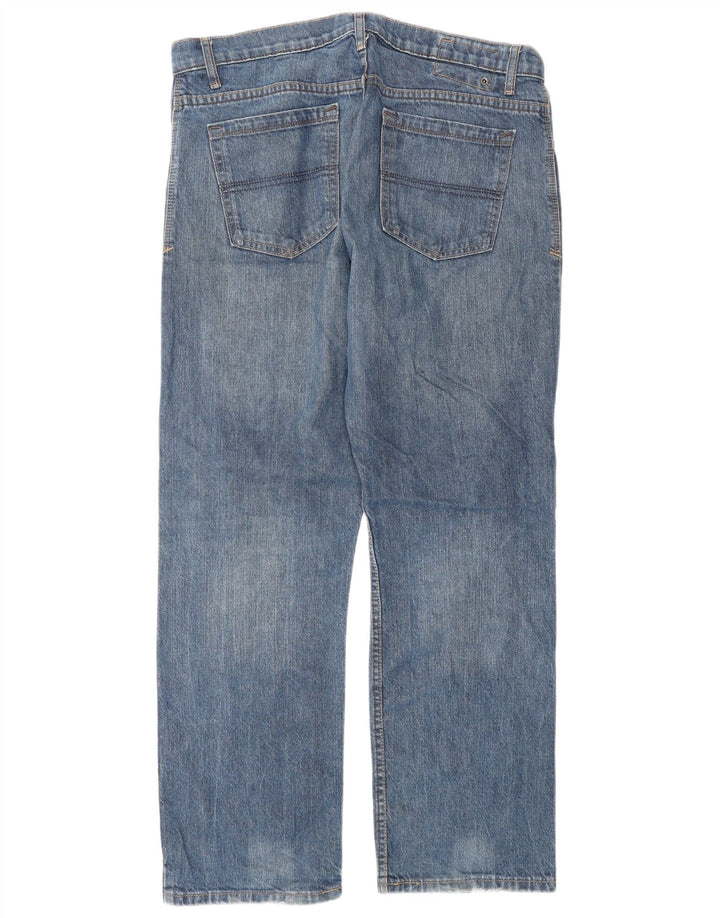 Marks & Spencer Mens Blue Harbor Straight Jeans W34 L29 Plava