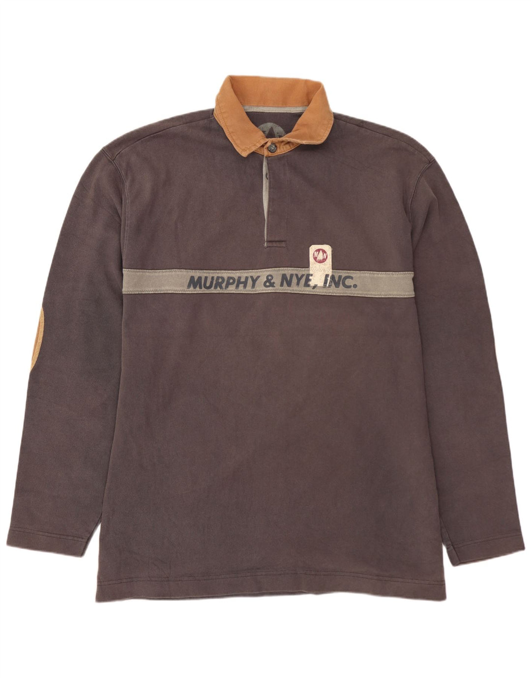 MURPHY & NYE Muška Sailmakers Graphic Rugby Polo majica 2XL siva boja