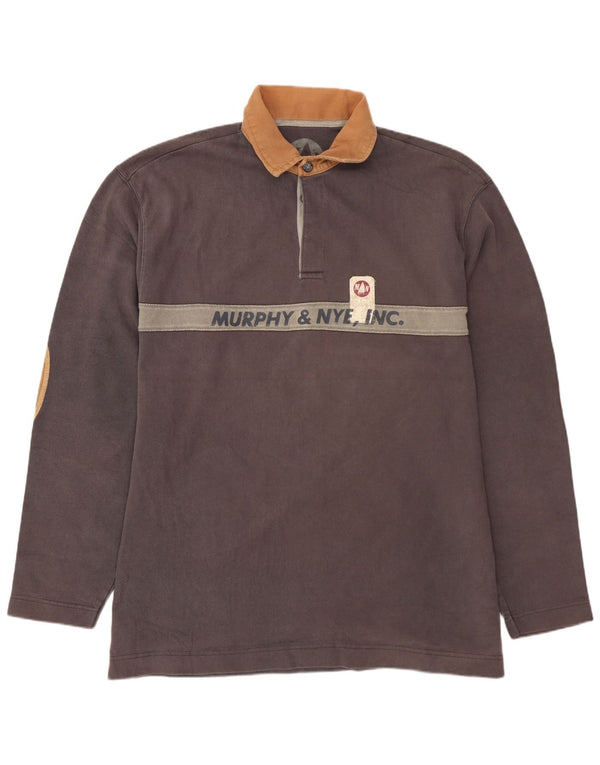 MURPHY & NYE Muška Sailmakers Graphic Rugby Polo majica 2XL siva boja