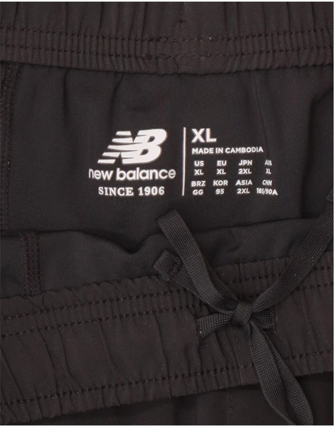 New Balance muške obične sportske kratke hlače XL crne