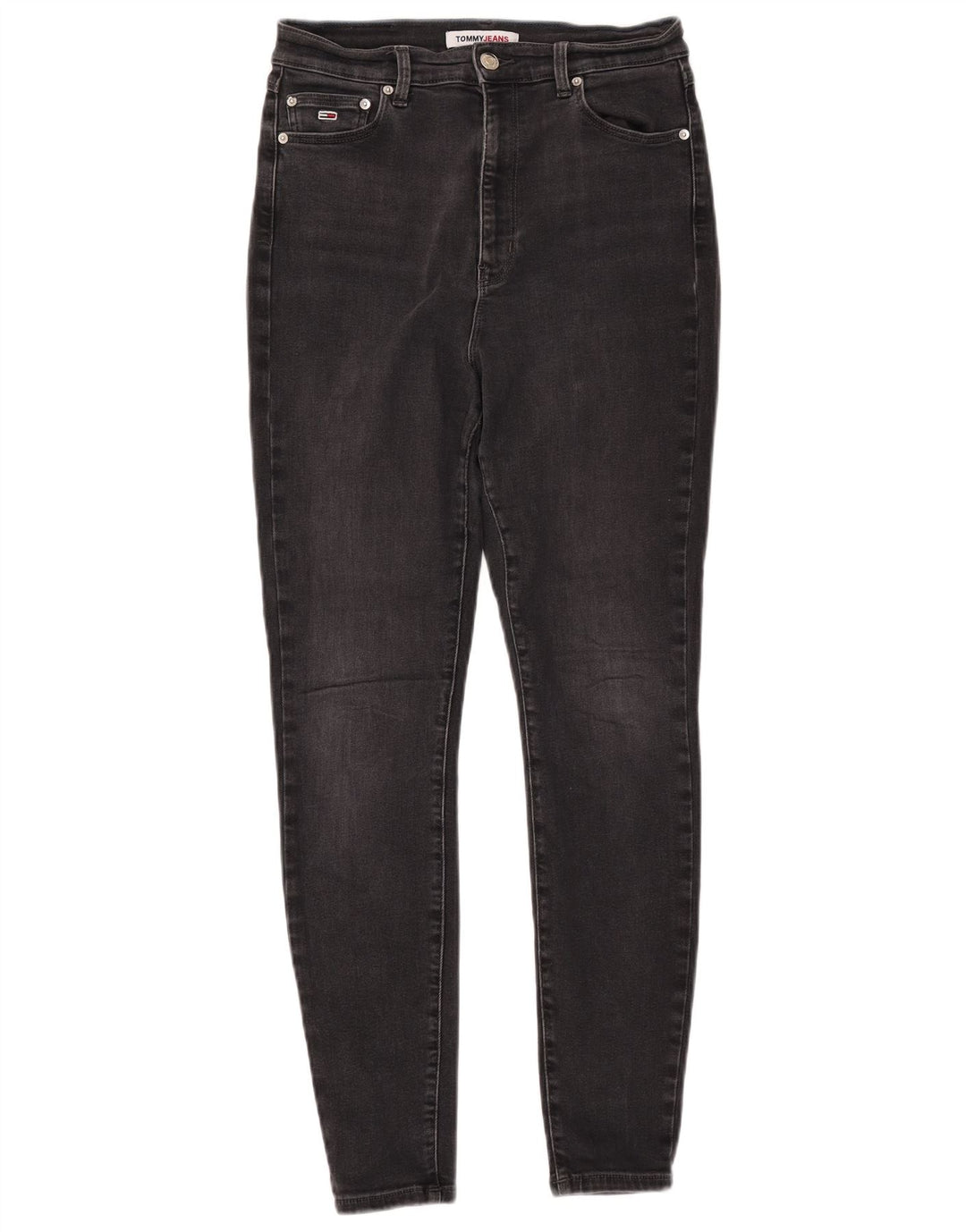 TOMMY HILFIGER Ženske super uske traperice visokog rasta Melany W30 L30 crne