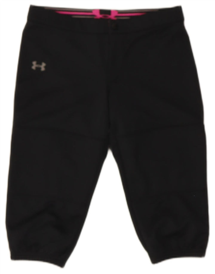 UNDER ARMOUR Womens Bermuda Shorts  W28 Medium Black