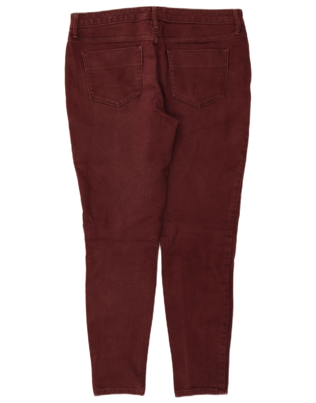 MOSSIMO Ženske jegging traperice srednjeg rasta US 8 srednje W29 L28 kestenjasti pamuk