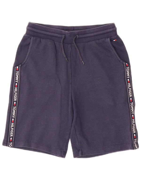 Tommy Hilfiger muške kratke sportske kratke hlače s grafičkim motivima male tamnoplave pamučne boje