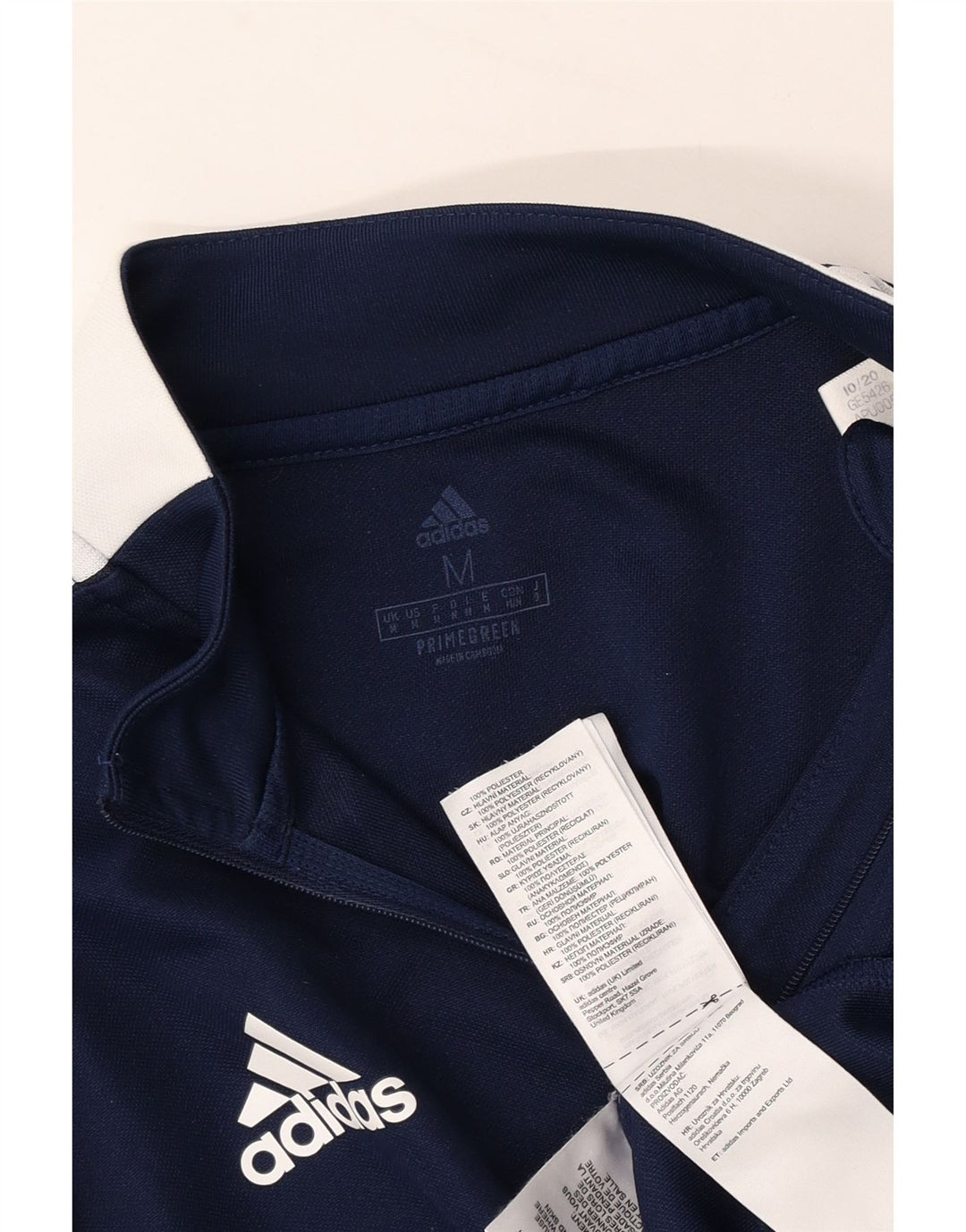 Gornji dio trenirke Adidas Aeroready Pullover srednje tamnoplave boje
