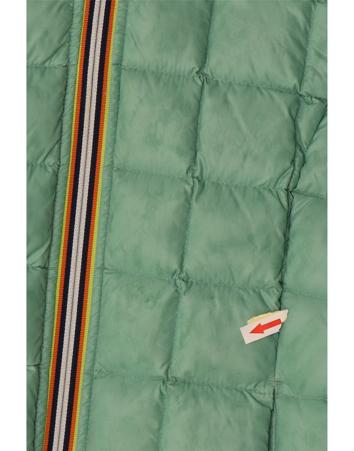 K-Way jakna za djevojčice s kapuljačom i dvostrukim podstavcima 11-12 godina od bijelog poliamida