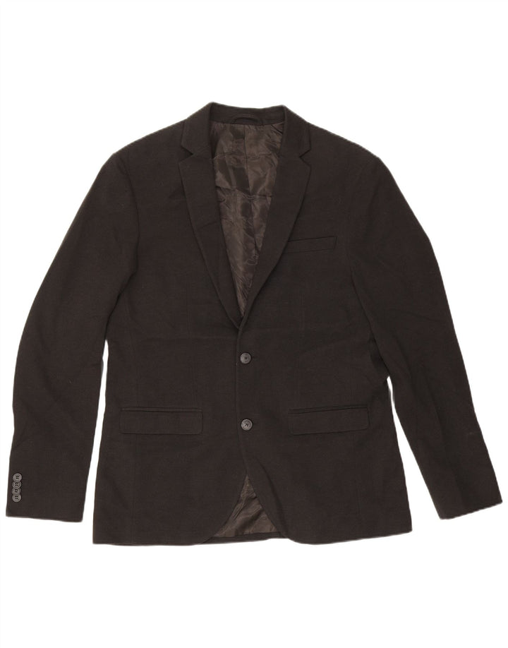 Jack & Jones muška jakna sa 2 gumba EU 50 veliki crni poliester
