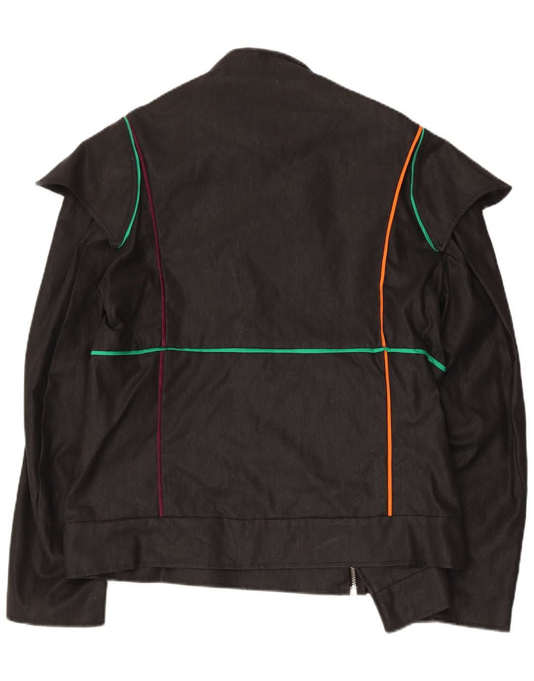 Vintage muška bomber jakna UK 38 srednje crne pruge
