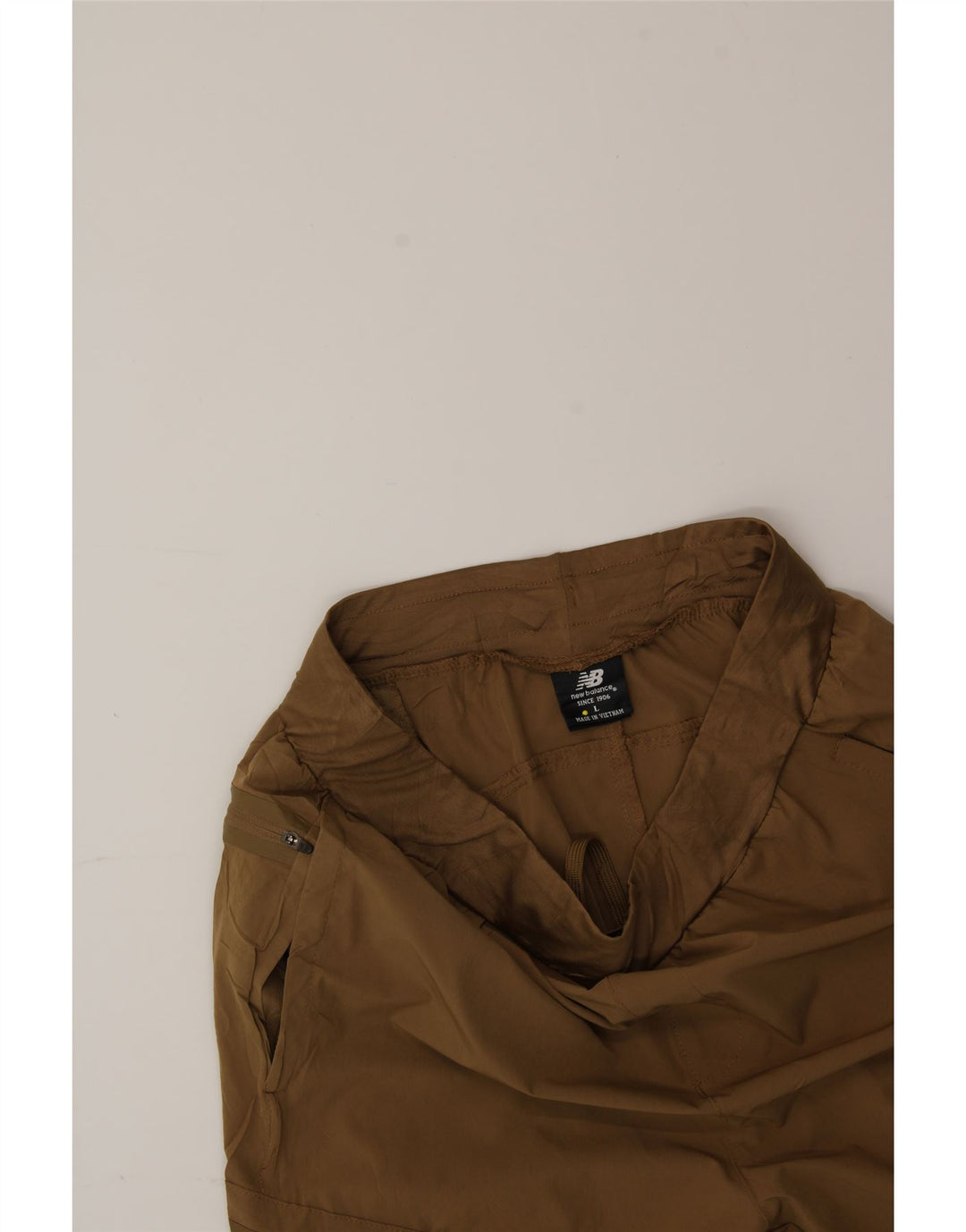 NEW BALANCE Womens Slim Cargo Trousers Large W32 L29 Brown Polyester Vintage New Balance and Second-Hand New Balance from Messina Hembry 