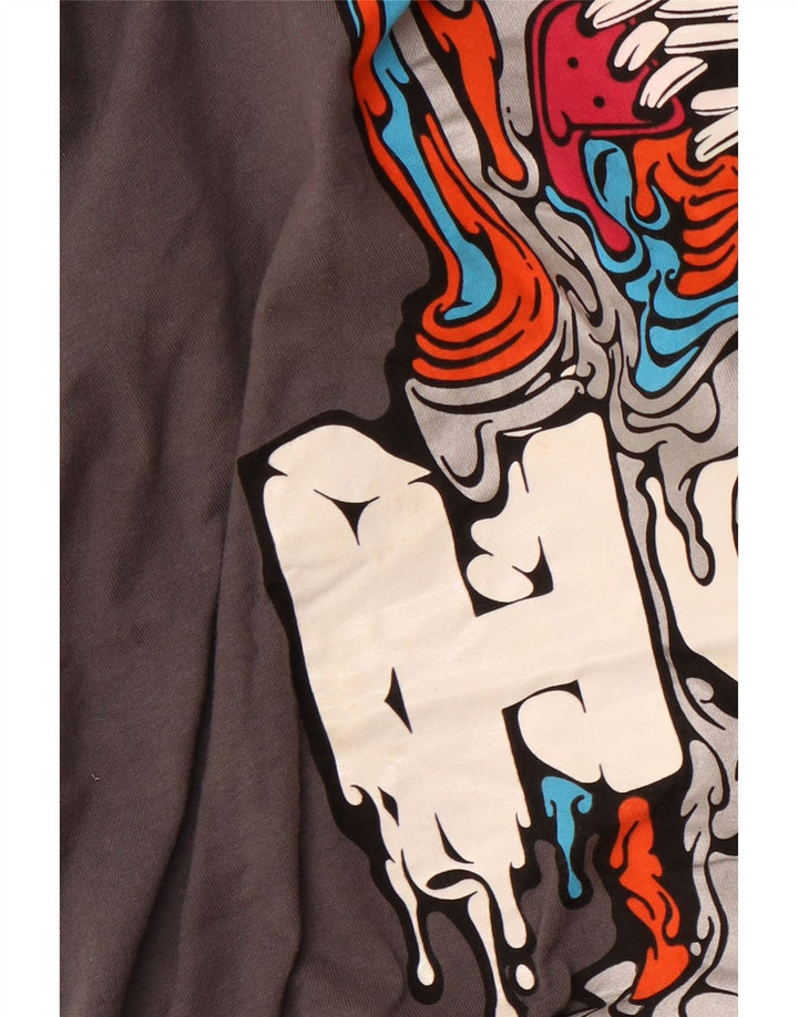 NIKE Muška majica kratkih rukava standardnog kroja, veliki sivi pamuk