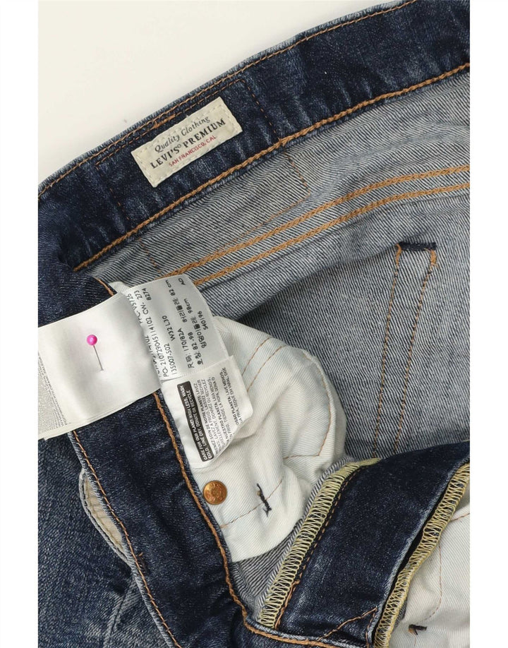 Levi's muške uske traperice W32 L30 plavi pamuk