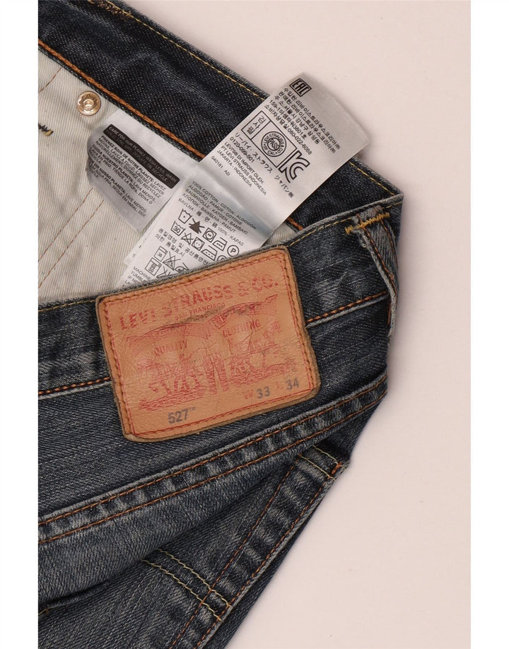 Levi's muške 527 Bootcut traperice W33 L34 plavi pamuk