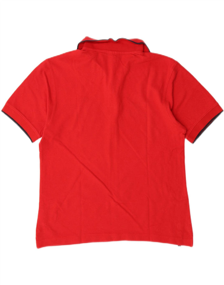 REEBOK Mens Polo Shirt Medium Red Cotton Vintage Reebok and Second-Hand Reebok from Messina Hembry 
