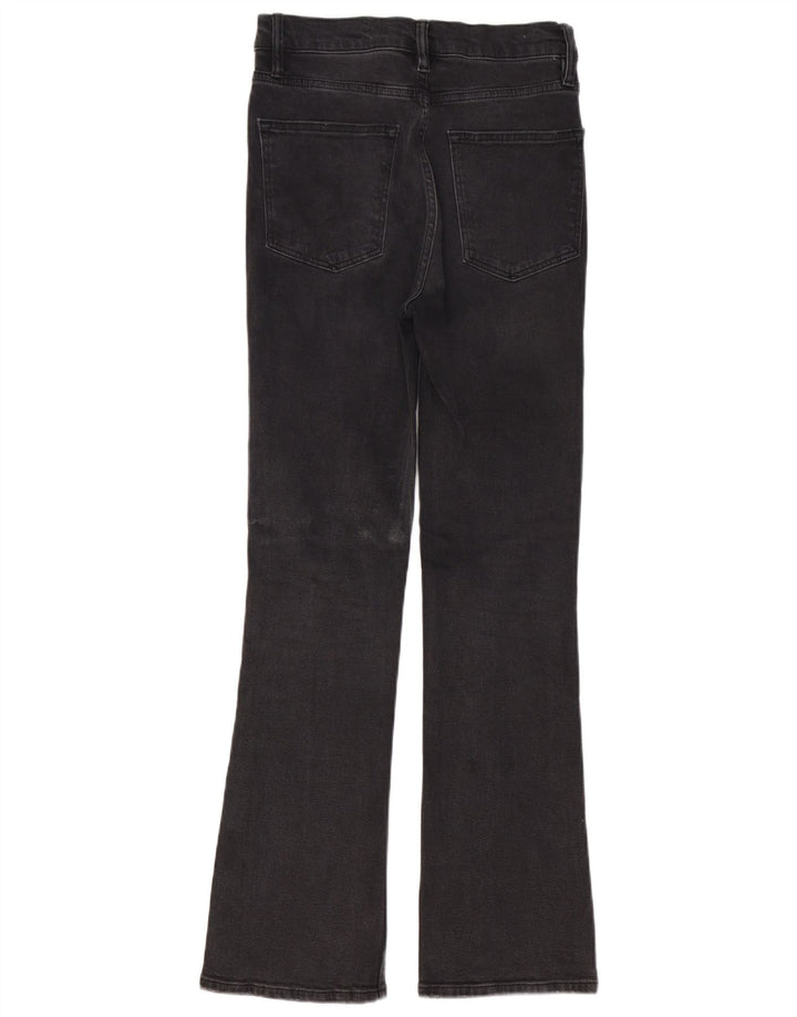 ALL SAINTS Ženske bootcut traperice W26 L30 crni pamuk