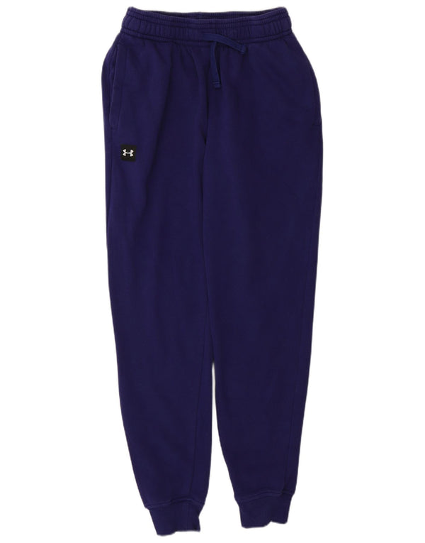 Under Armour Ženska trenirka Hlače Joggers UK 12 Srednje ljubičasti pamuk