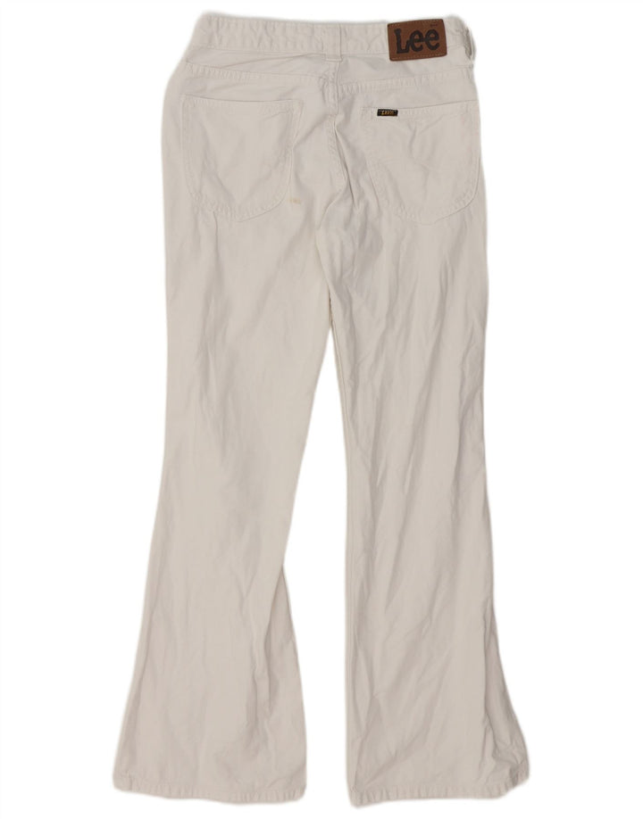 Lee ženske lepršave traperice US 12 Large W31 L29 bijeli pamuk