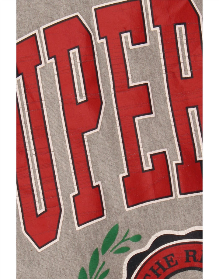 SUPERDRY Ženski džemper s grafičkim motivima UK 8 Small Gray Colourblock