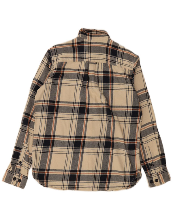 Jack & Jones muška flanelska košulja standardnog kroja, mali bež karirani pamuk