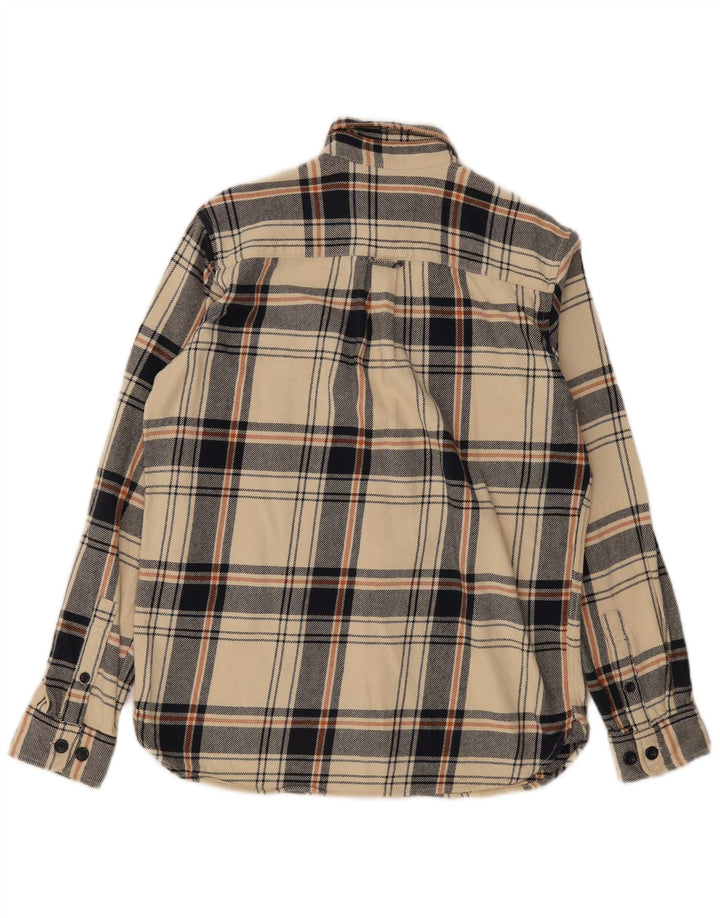 Jack & Jones muška flanelska košulja standardnog kroja, mali bež karirani pamuk