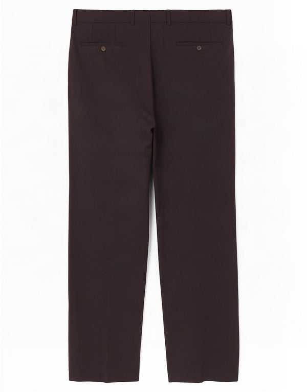 Hugo Boss Mens Straight Suit Trousers IT 52 XL W36 L32 Black Wool