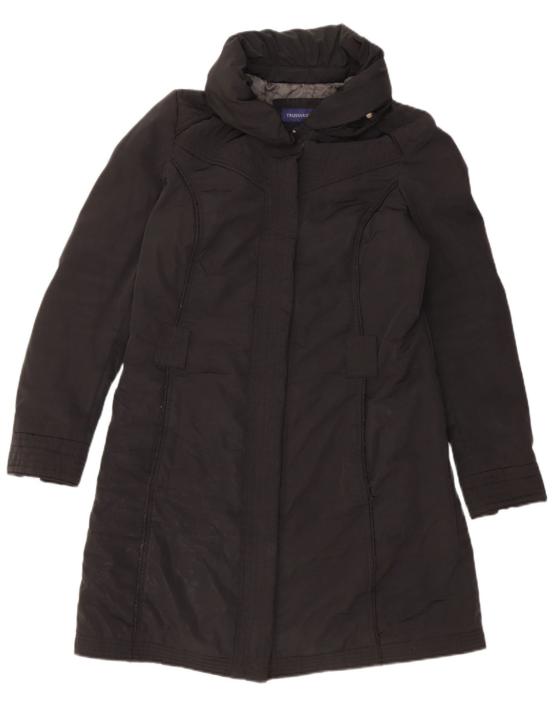 TRUSSARDI JEANS Ženska vjetrovka Kaput IT 44 srednje crni poliester
