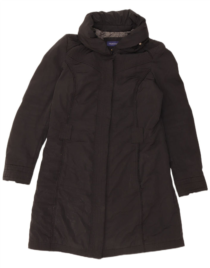 TRUSSARDI JEANS Ženska vjetrovka Kaput IT 44 srednje crni poliester