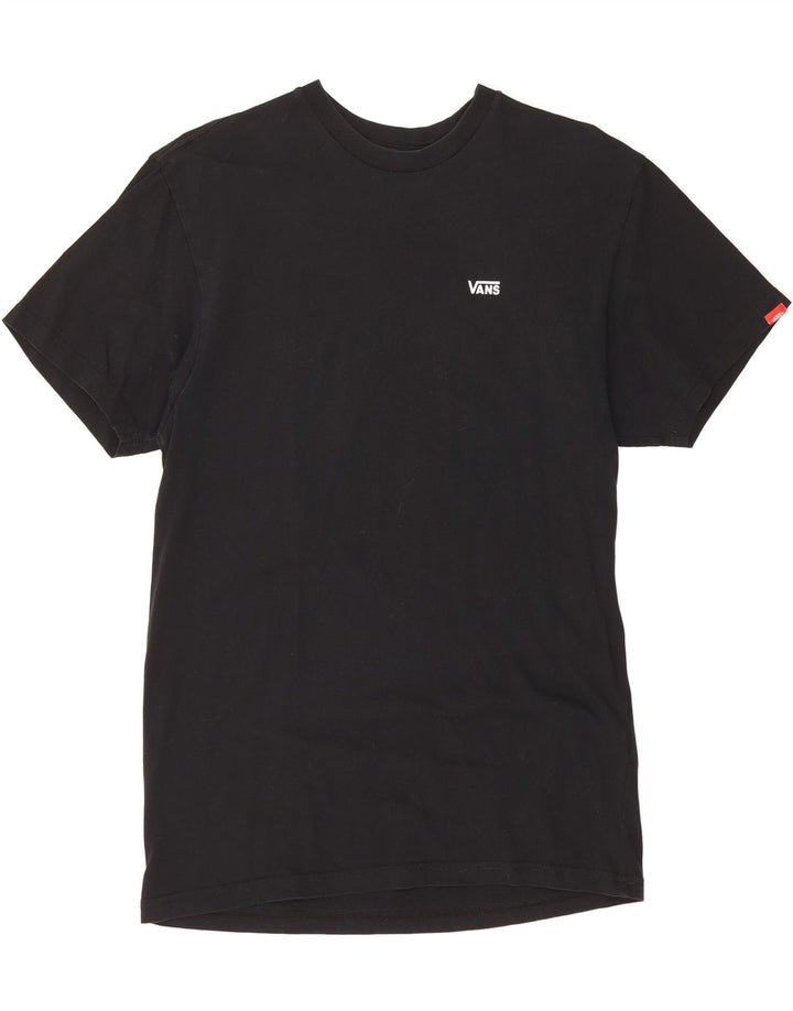 VANS Mens T-Shirt Top Medium Black Cotton Vintage Vans and Second-Hand Vans from Messina Hembry 