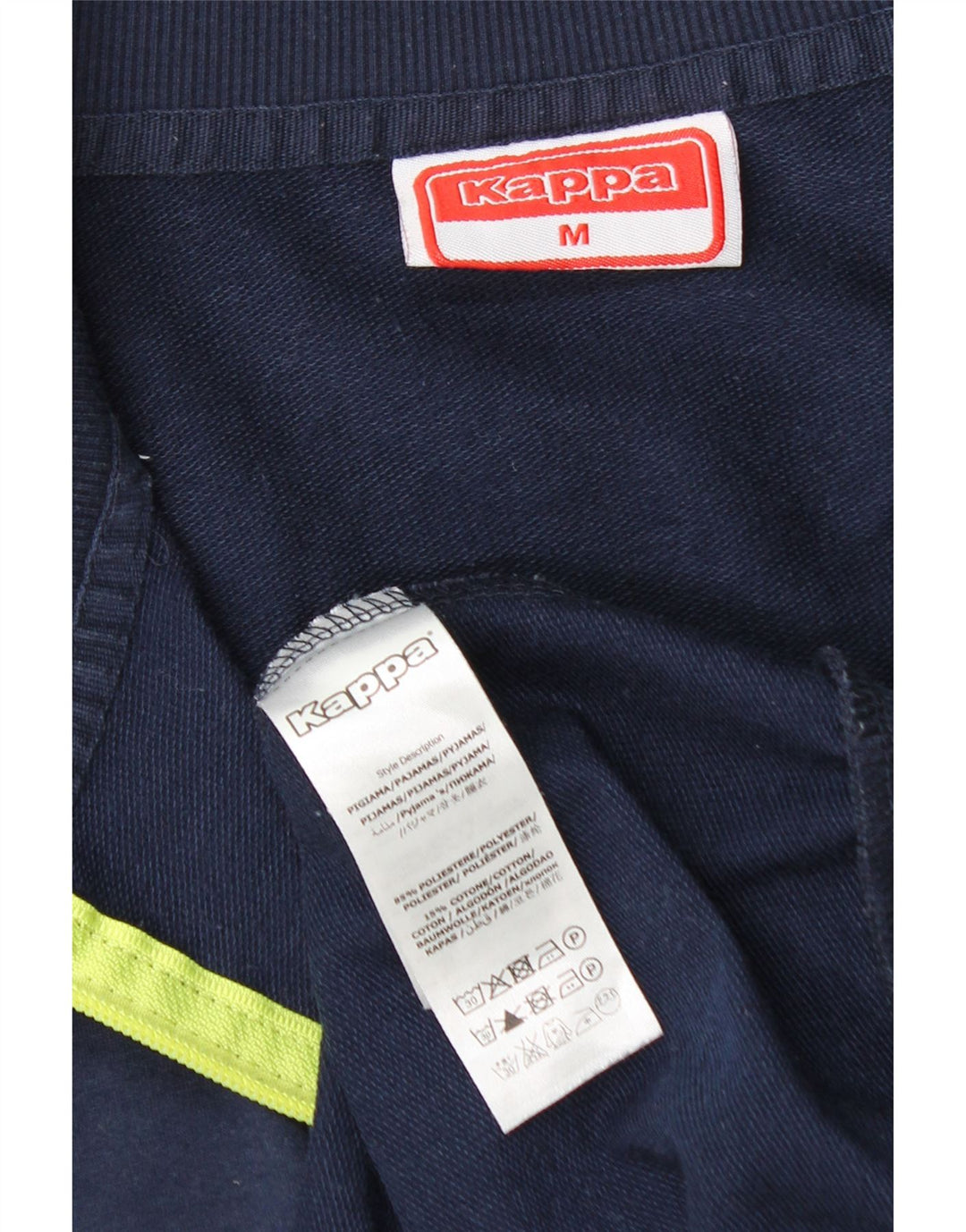 Kappa muška gornja jakna od trenirke srednje tamnoplave poliesterske boje