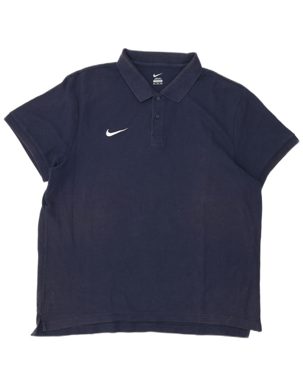 Nike muška polo majica 2XL tamnoplavi pamuk