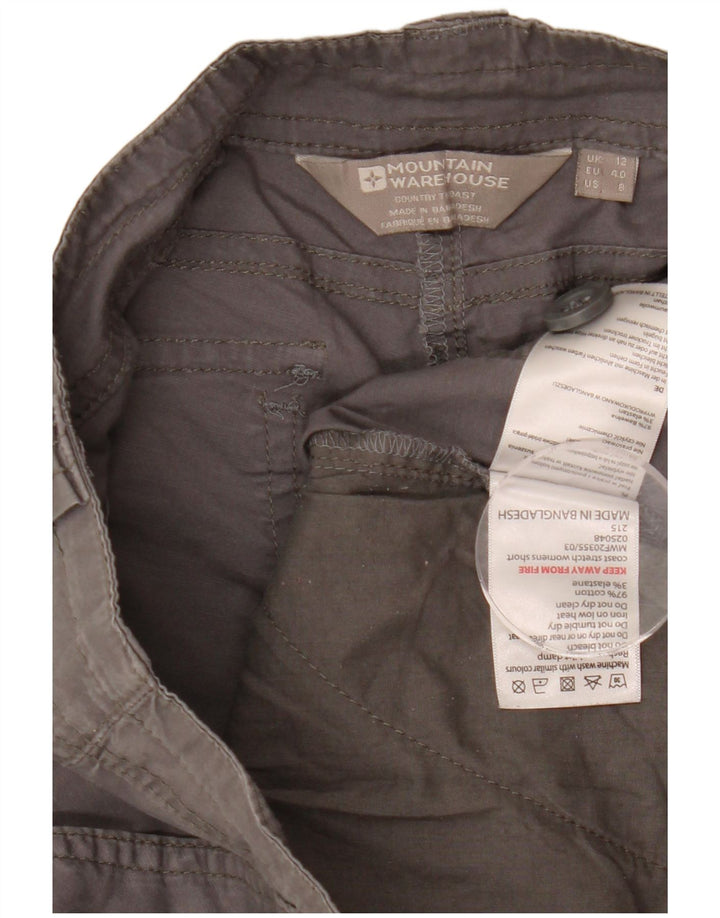 Mountain Warehouse Ženske chino kratke hlače UK 12 srednje W32 sivi pamuk