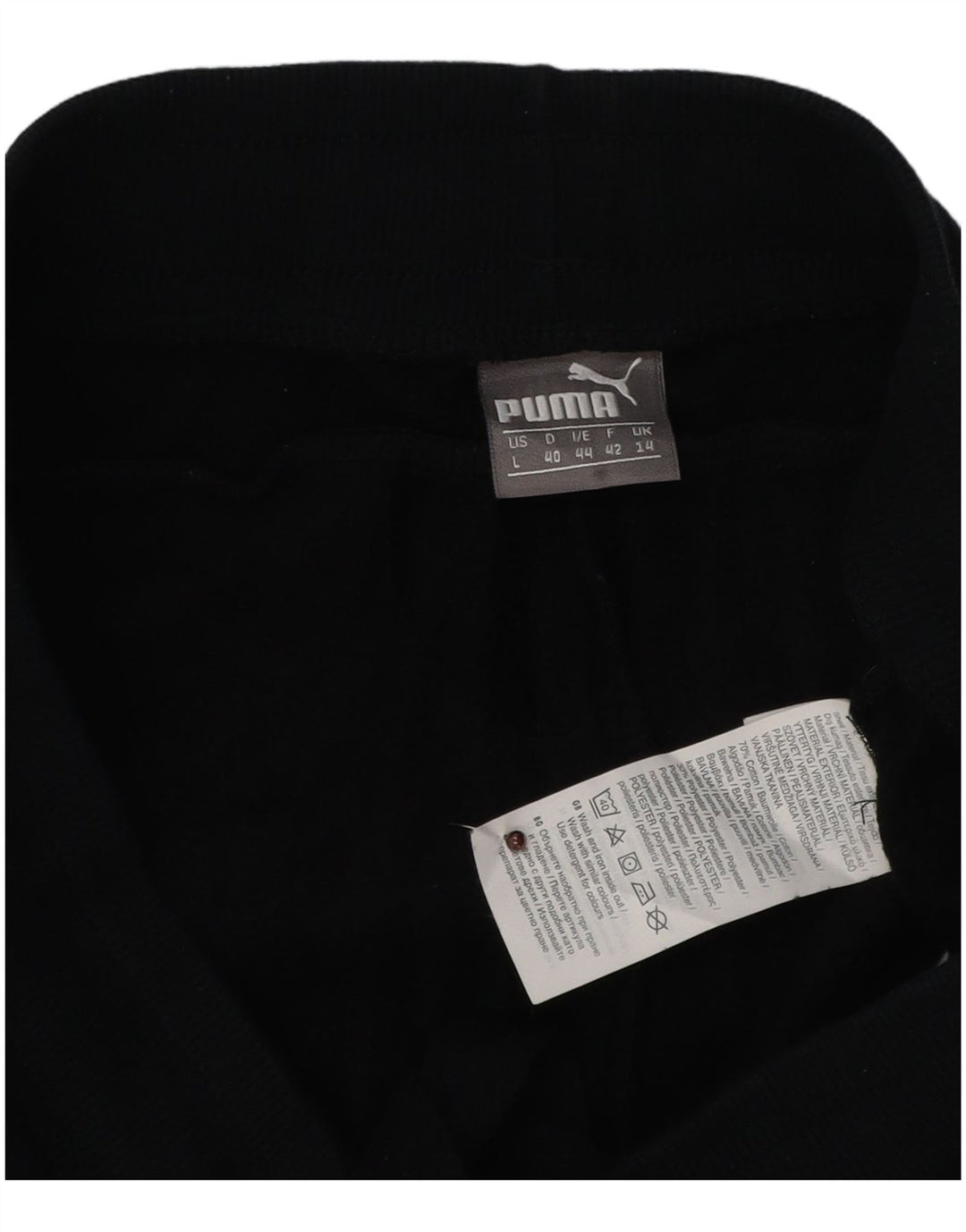 PUMA Ženska trenirka Hlače Joggers UK 14 Veliki tamnoplavi pamuk